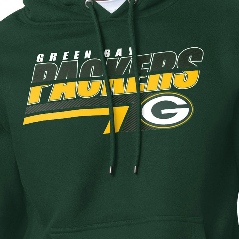 Green Bay Packers Starter Logo Push Graphic Hoodie - Green for sale