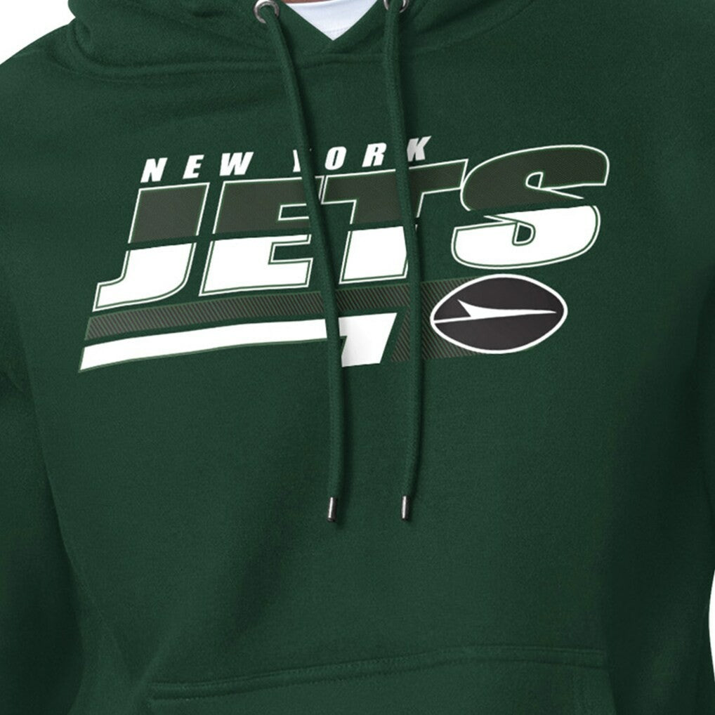 New York Jets Starter Logo Push Graphic Hoodie - Green sale