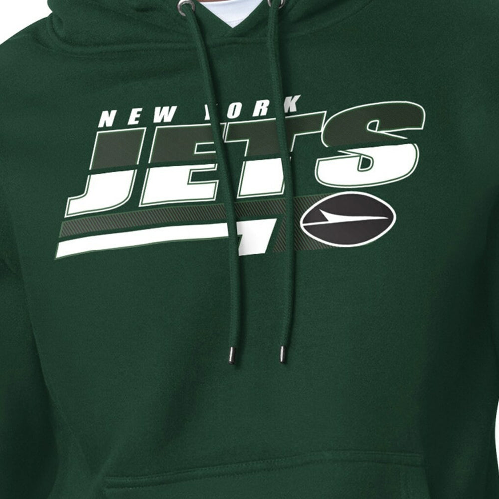New York Jets Starter Logo Push Graphic Hoodie - Green sale