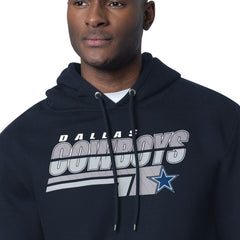 Dallas Cowboys Starter Logo Push Graphic Hoodie - Navy online