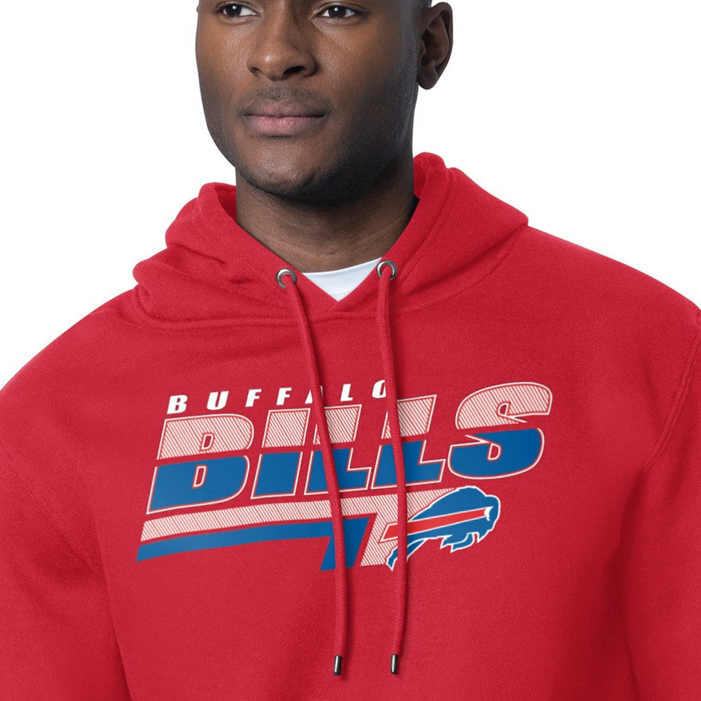 Buffalo Bills Starter Logo Push Graphic Hoodie - Red sale