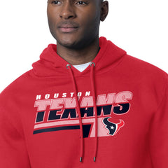 Houston Texans Starter Logo Push Graphic Hoodie - Red discount
