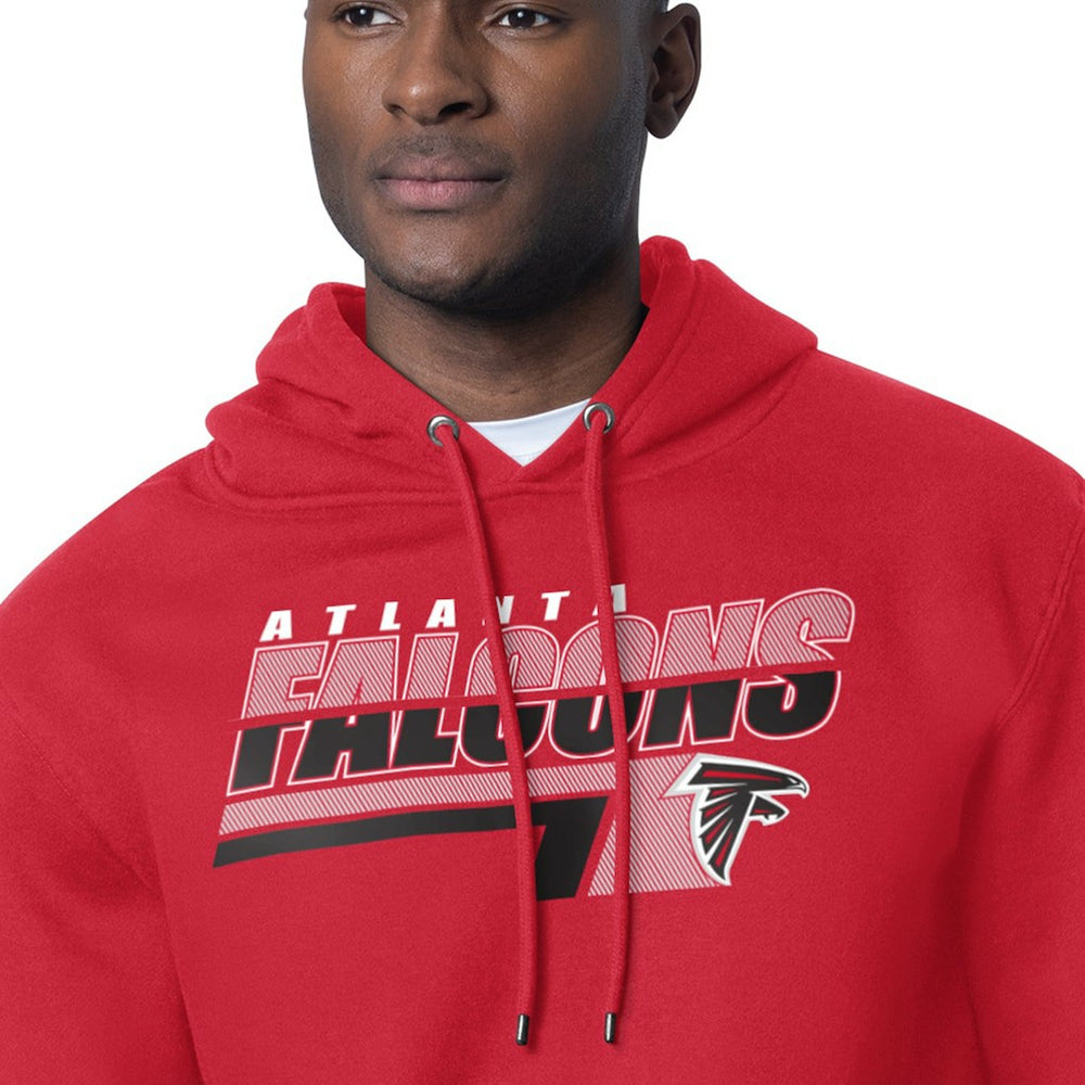 Atlanta Falcons Starter Logo Push Graphic Hoodie - Red online
