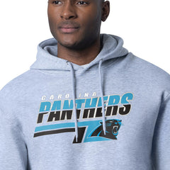 Carolina Panthers Starter Logo Push Graphic Hoodie - Heather Gray sale