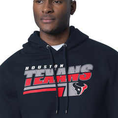 Houston Texans Starter Logo Push Graphic Hoodie - Navy outlet