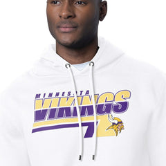 Minnesota Vikings Starter Logo Push Graphic Hoodie - White on sale