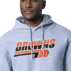 Cleveland Browns Starter Logo Push Graphic Hoodie - Heather Gray online