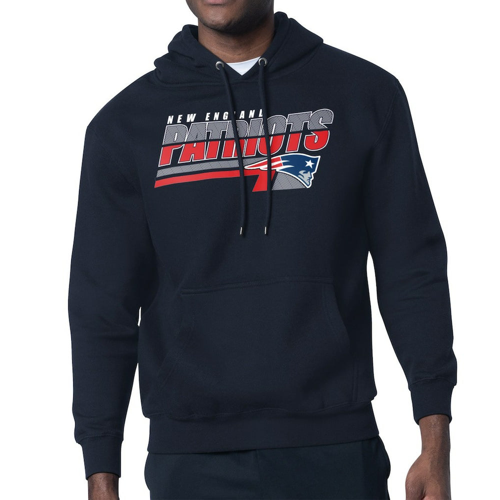 New England Patriots Starter Logo Push Graphic Hoodie - Navy online