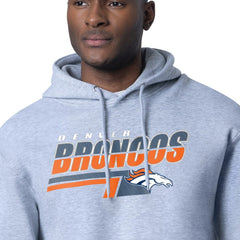 Denver Broncos Starter Logo Push Graphic Hoodie - Gray online