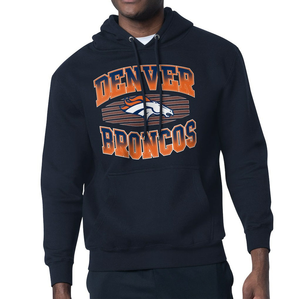 Denver Broncos Starter Team Grit Graphic Hoodie - Navy sale