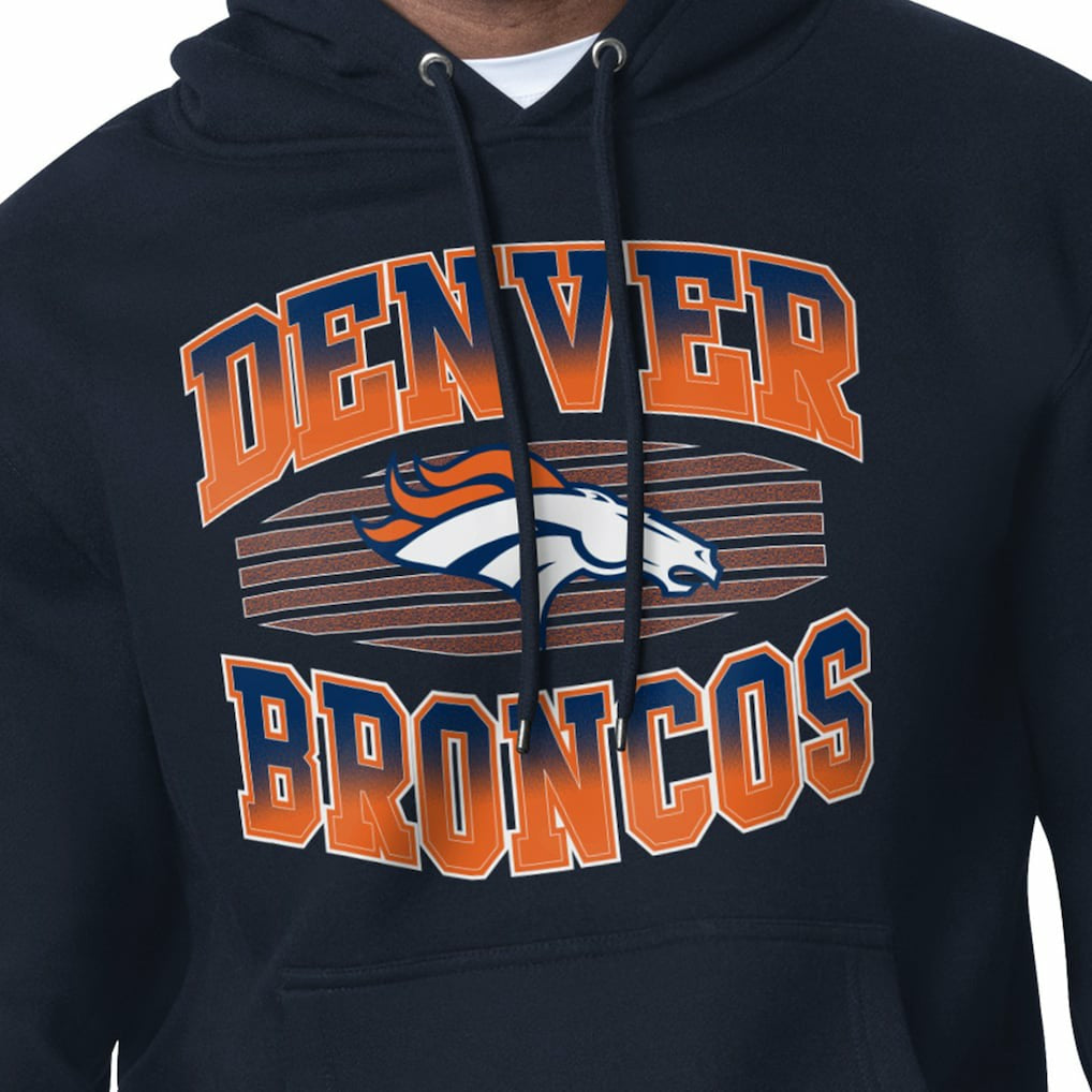 Denver Broncos Starter Team Grit Graphic Hoodie - Navy sale