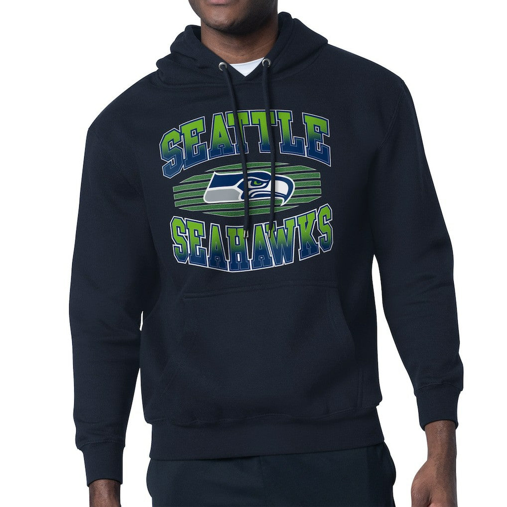 Seattle Seahawks Starter Team Grit Graphic Hoodie - College Navy discount