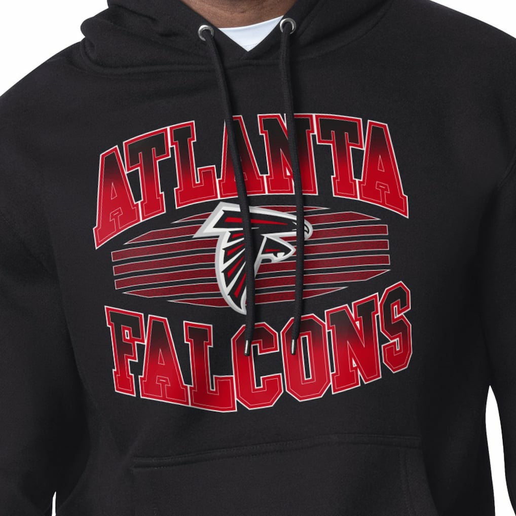 Atlanta Falcons Starter Team Grit Graphic Hoodie - Black cheap
