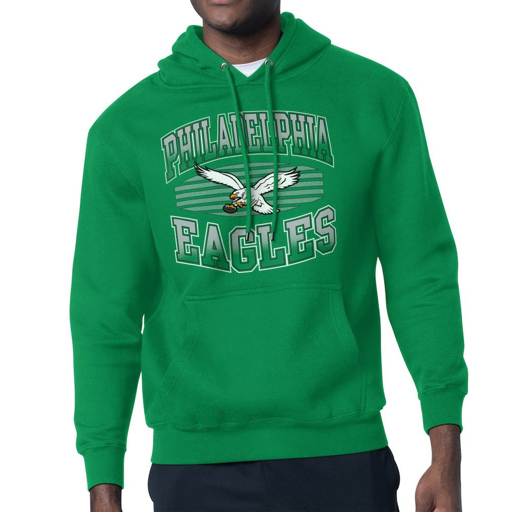 Philadelphia Eagles Starter Team Grit Graphic Hoodie - Kelly Green outlet