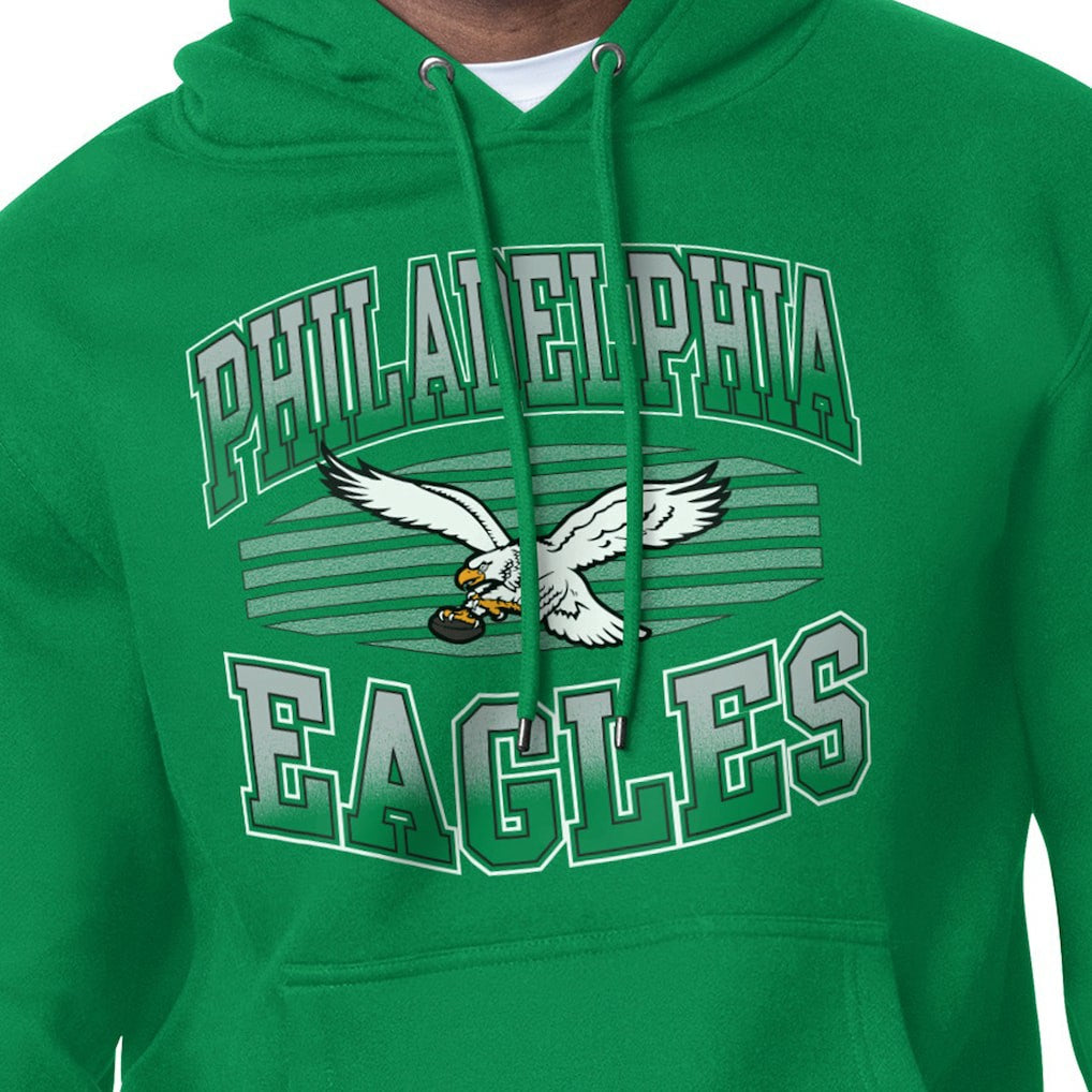 Philadelphia Eagles Starter Team Grit Graphic Hoodie - Kelly Green outlet