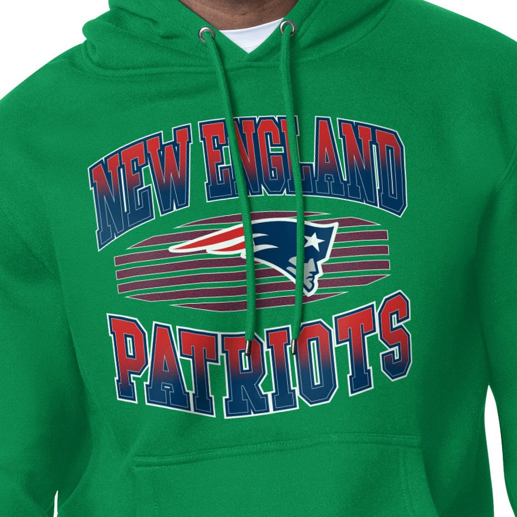 New England Patriots Starter Team Grit Graphic Hoodie - Kelly Green sale