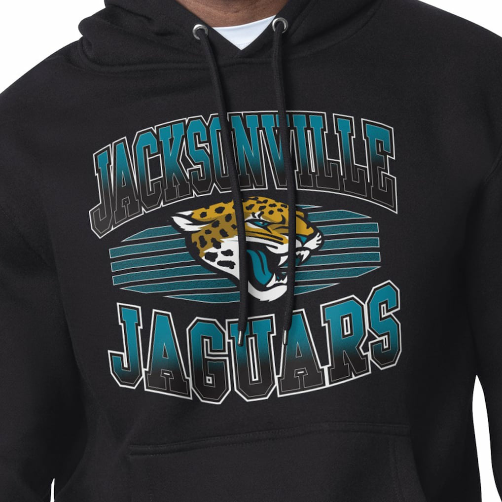 Jacksonville Jaguars Starter Team Grit Graphic Hoodie - Black discount