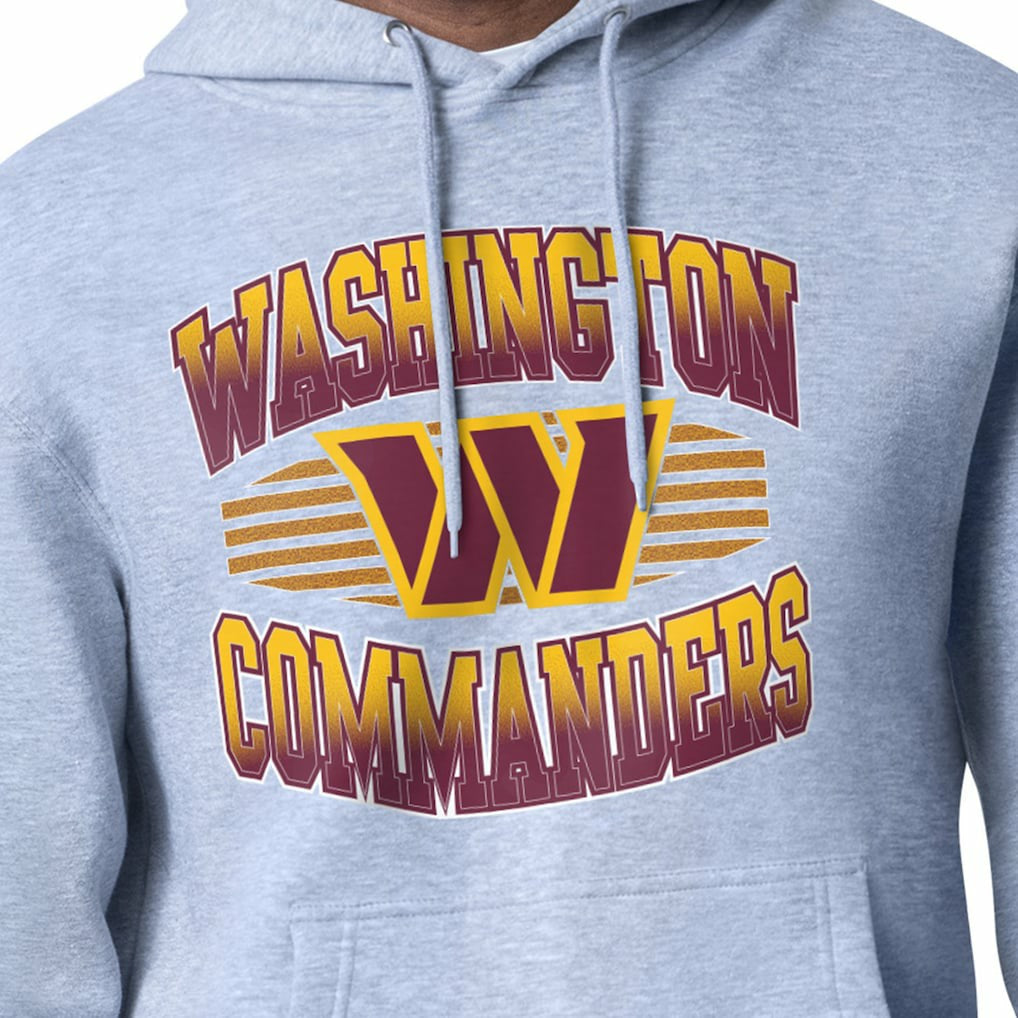 Washington Commanders Starter Team Grit Graphic Hoodie - Heather Gray on sale