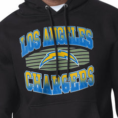 Los Angeles Chargers Starter Team Grit Graphic Hoodie - Black on sale