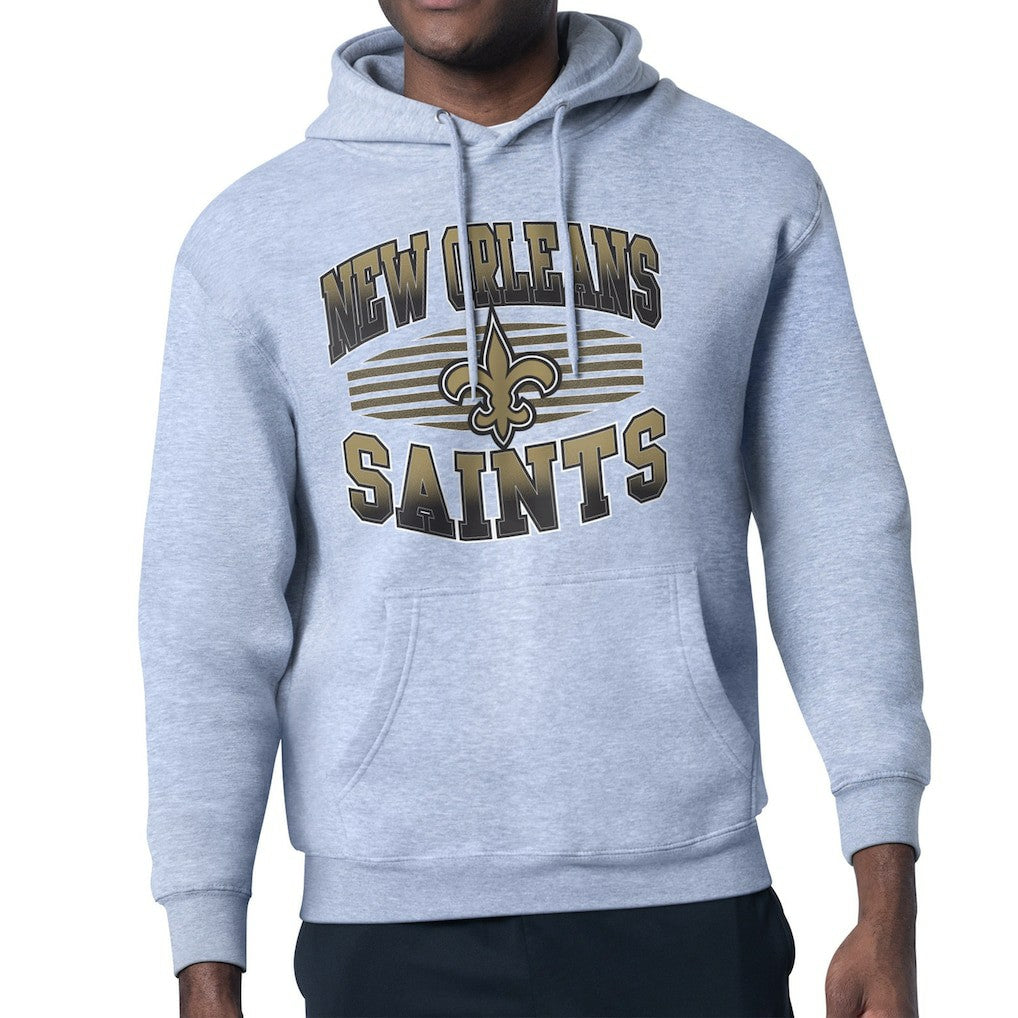 New Orleans Saints Starter Team Grit Graphic Hoodie - Heather Gray outlet