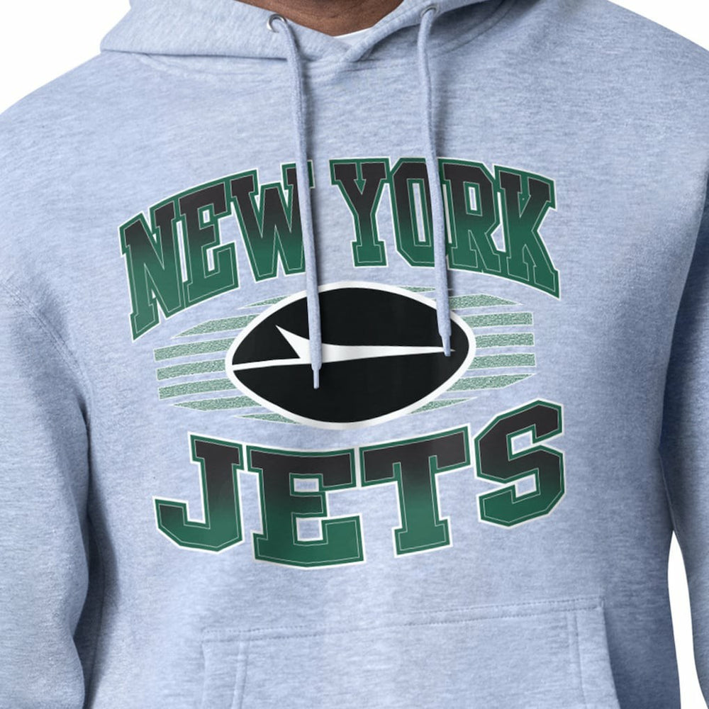 New York Jets Starter Team Grit Graphic Hoodie - Heather Gray sale