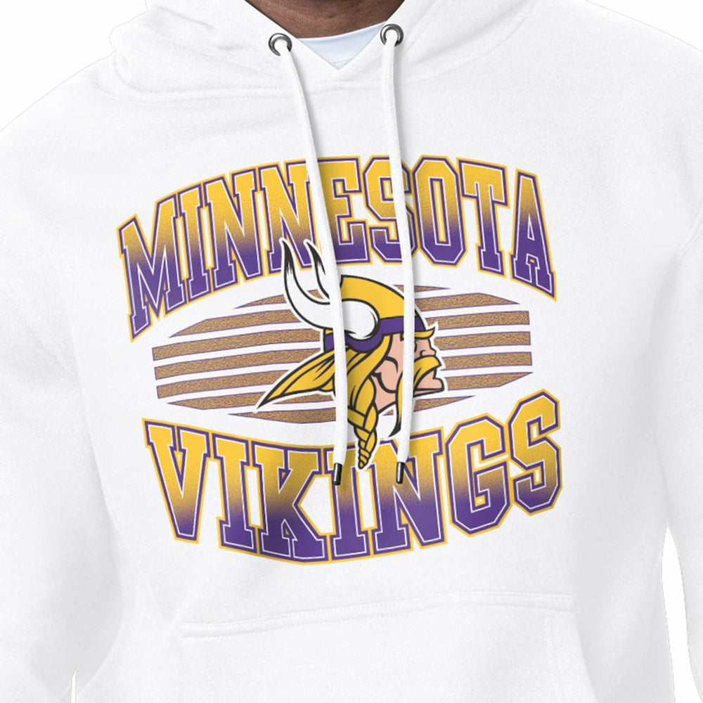 Minnesota Vikings Starter Team Grit Graphic Hoodie - White sale