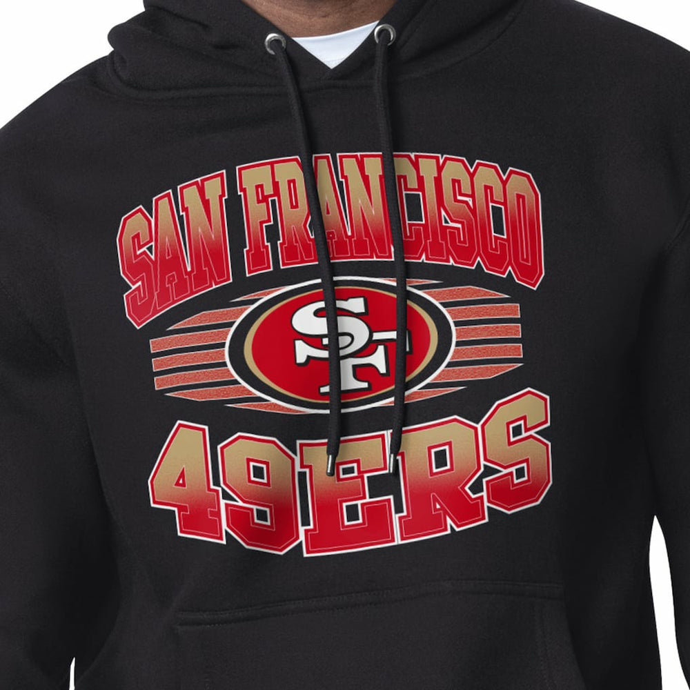 San Francisco 49ers Starter Team Grit Graphic Hoodie - Black cheap