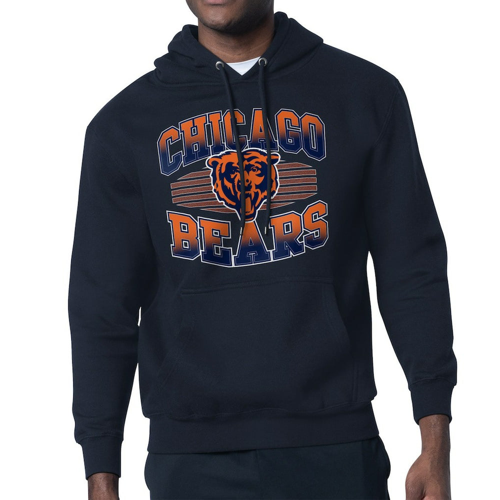 Chicago Bears Starter Team Grit Graphic Hoodie - Navy discount