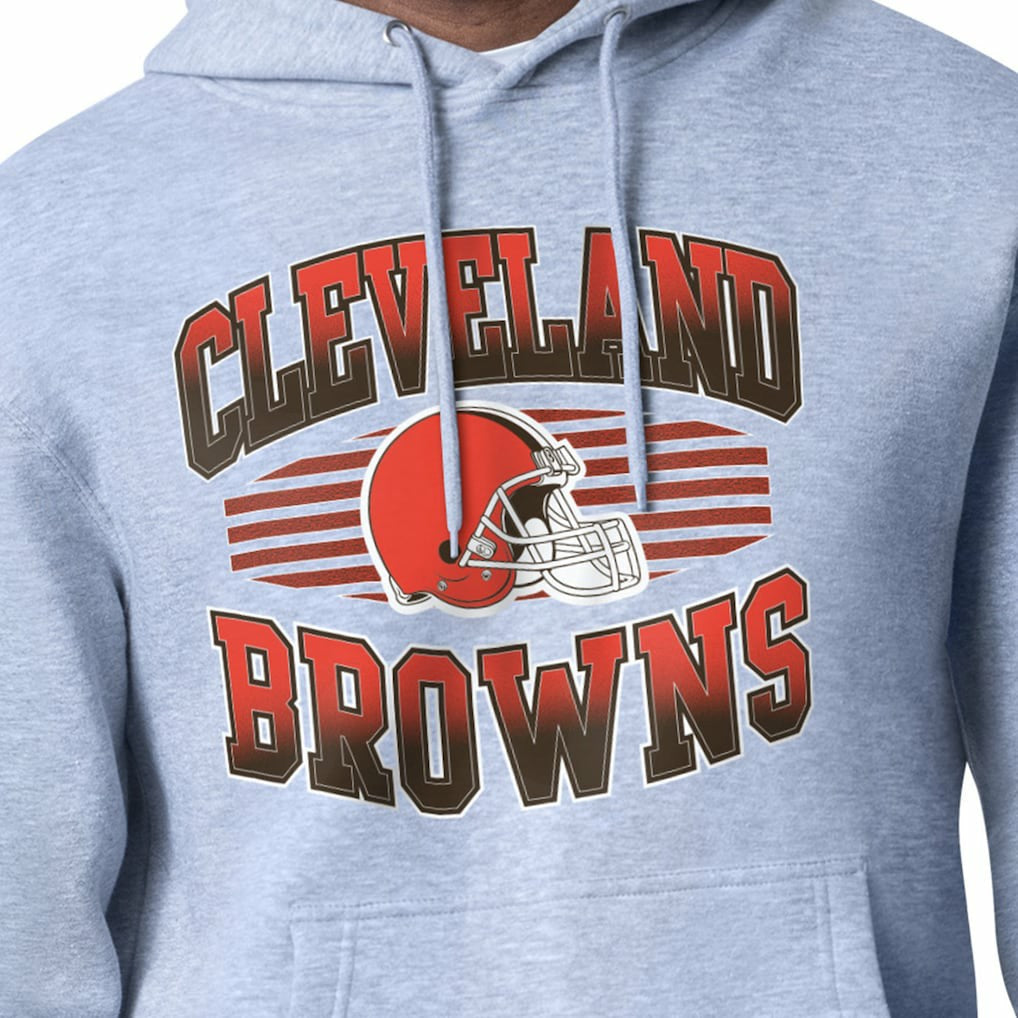 Cleveland Browns Starter Team Grit Graphic Hoodie - Heather Gray sale