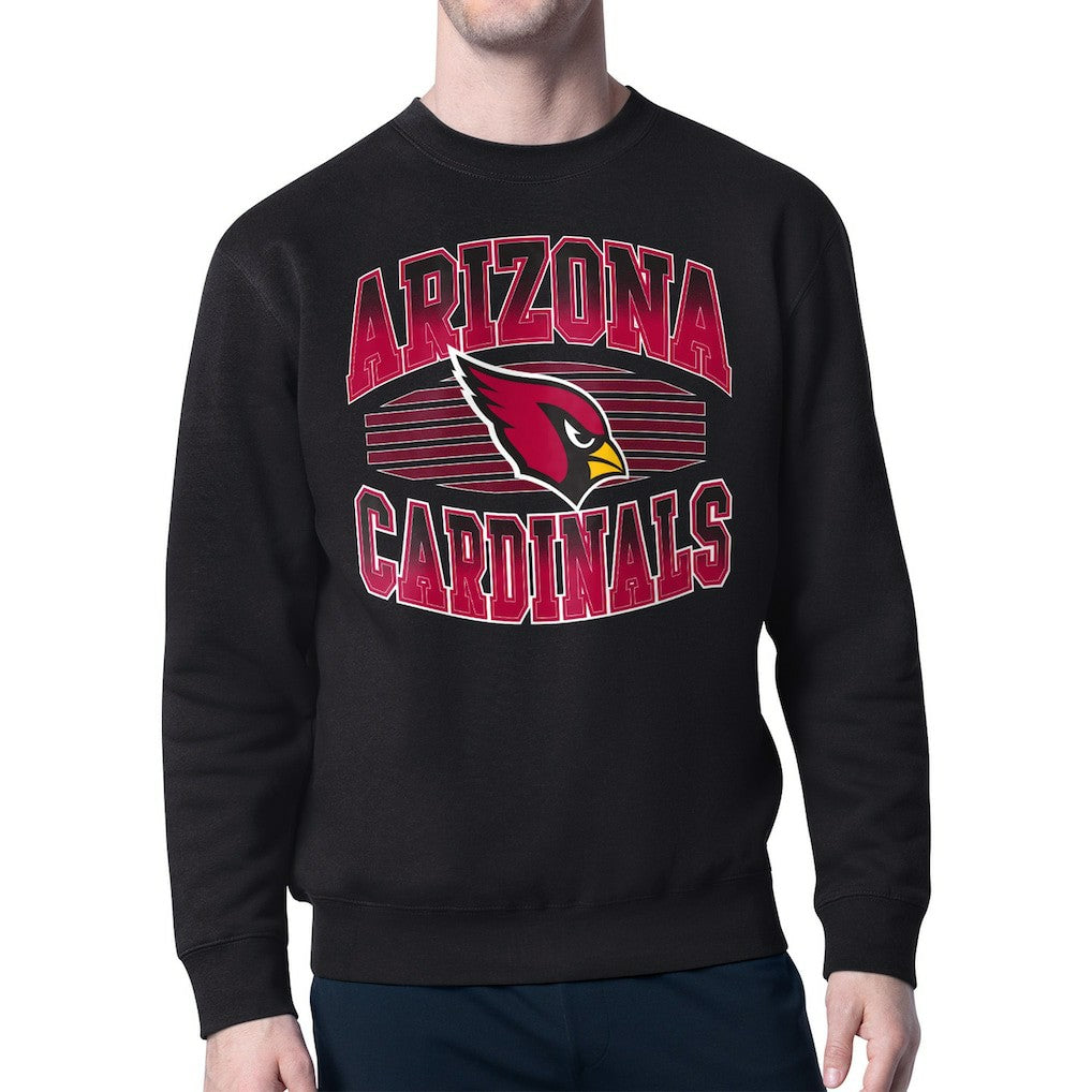 Arizona Cardinals Starter Team Grit Graphic Fleece Pullover Sweatshirt - Black sale