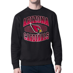 Arizona Cardinals Starter Team Grit Graphic Fleece Pullover Sweatshirt - Black sale