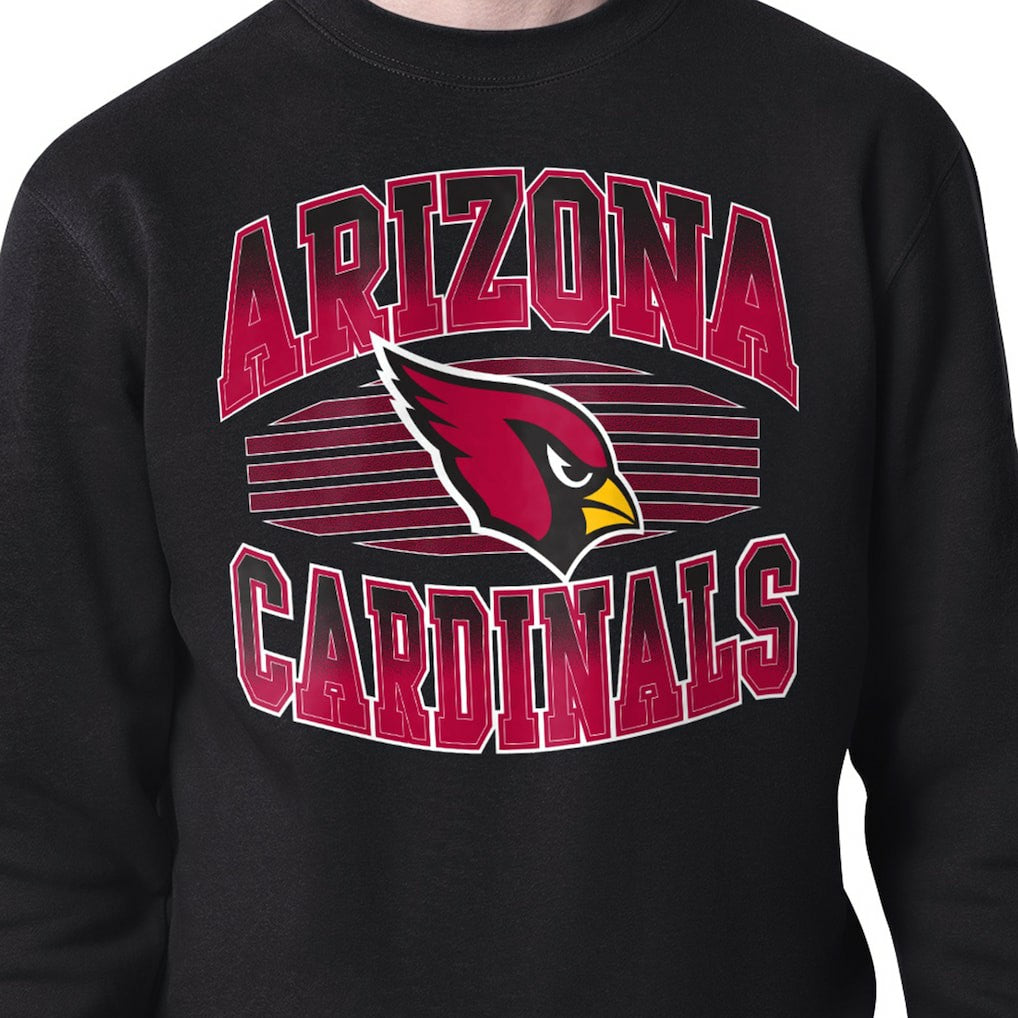 Arizona Cardinals Starter Team Grit Graphic Fleece Pullover Sweatshirt - Black sale