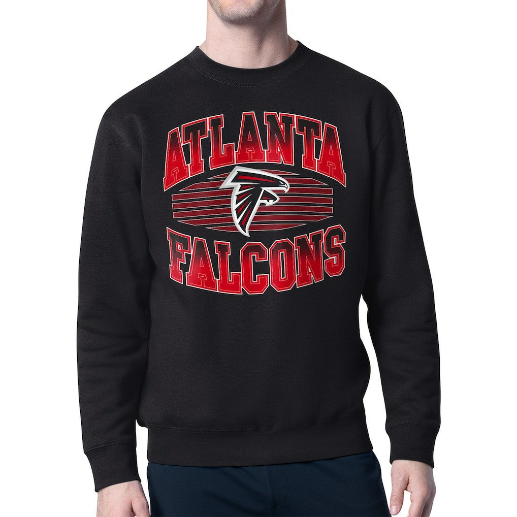 Atlanta Falcons Starter Team Grit Graphic Fleece Pullover Sweatshirt - Black online