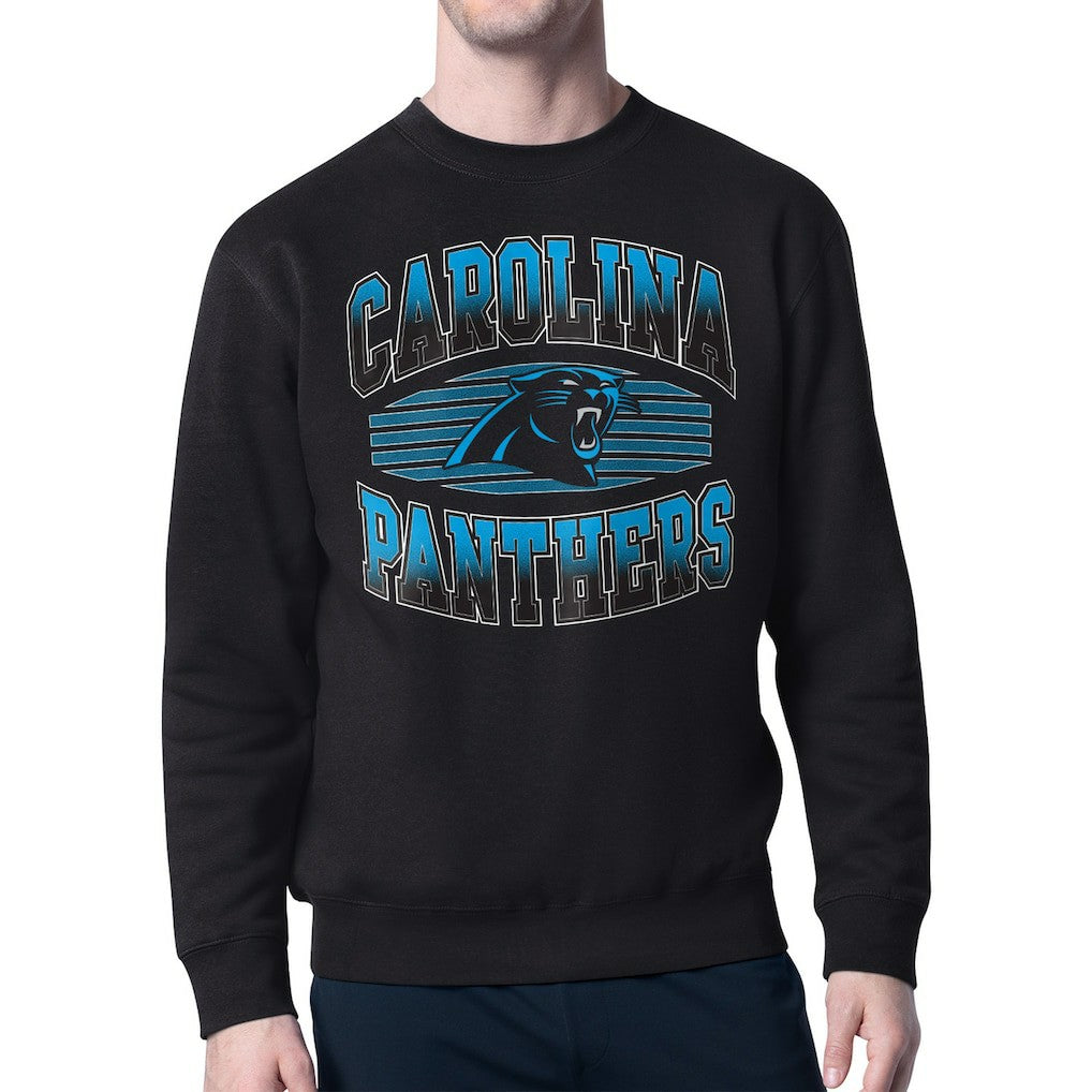 Carolina Panthers Starter Team Grit Graphic Fleece Pullover Sweatshirt - Black outlet