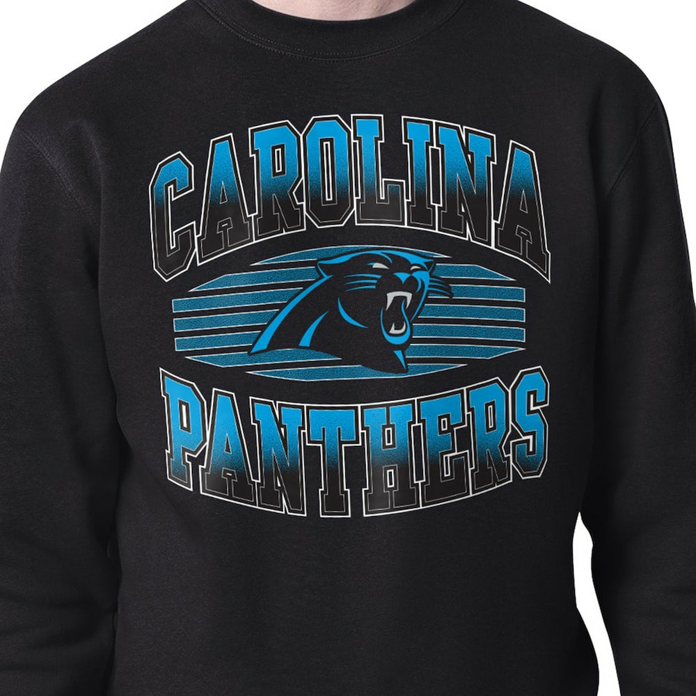 Carolina Panthers Starter Team Grit Graphic Fleece Pullover Sweatshirt - Black outlet