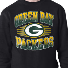 Green Bay Packers Starter Team Grit Graphic Fleece Pullover Sweatshirt - Black for sale