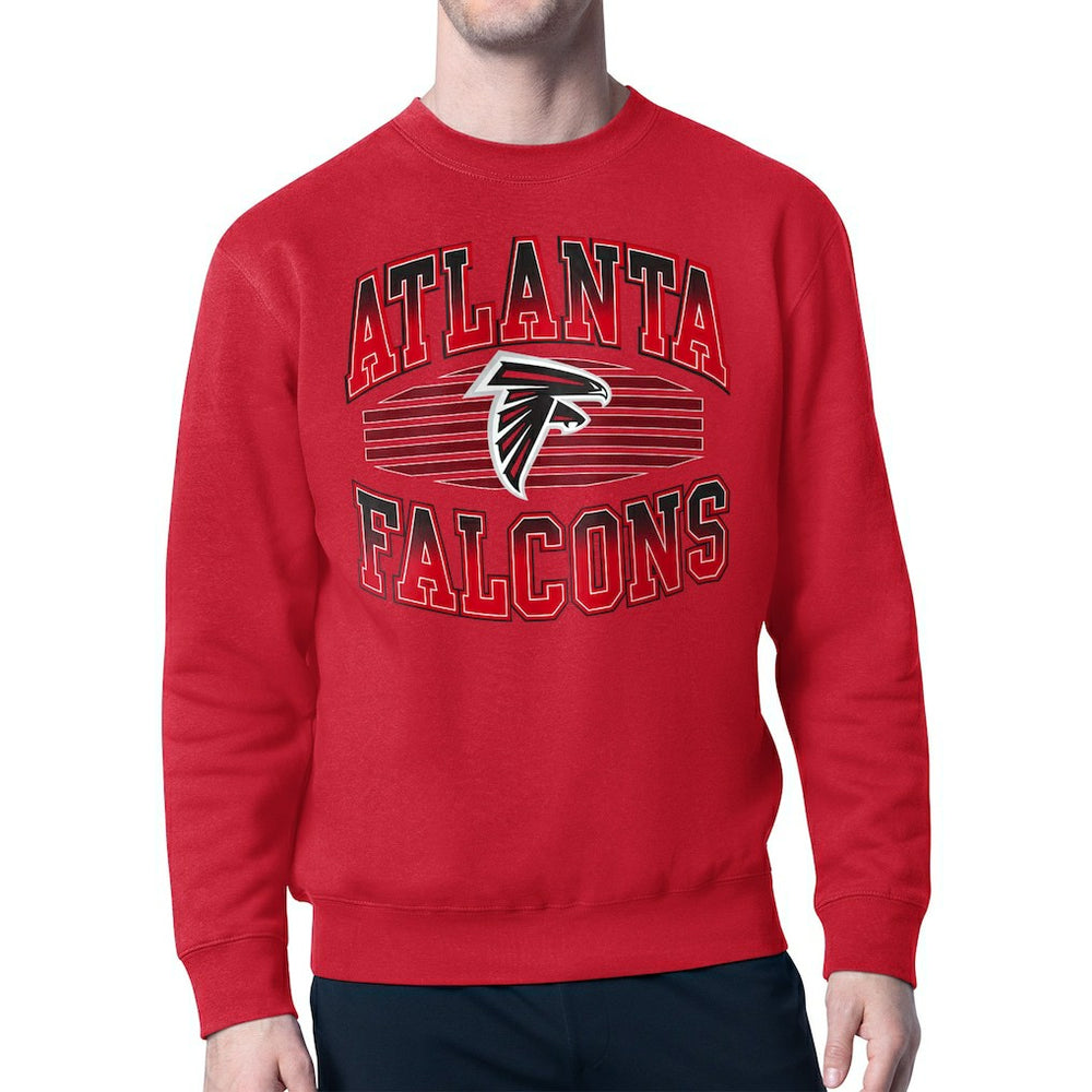 Atlanta Falcons Starter Team Grit Graphic Fleece Pullover Sweatshirt - Red discount