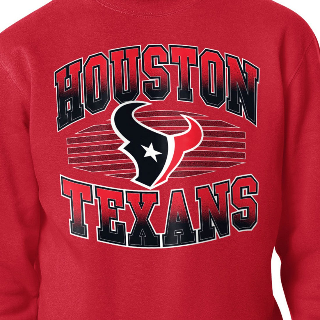Houston Texans Starter Team Grit Graphic Fleece Pullover Sweatshirt - Red on sale