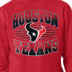 Houston Texans Starter Team Grit Graphic Fleece Pullover Sweatshirt - Red on sale