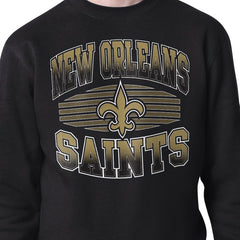 New Orleans Saints Starter Team Grit Graphic Fleece Pullover Sweatshirt - Black sale