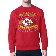 Kansas City Chiefs Starter Team Grit Graphic Fleece Pullover Sweatshirt - Red online