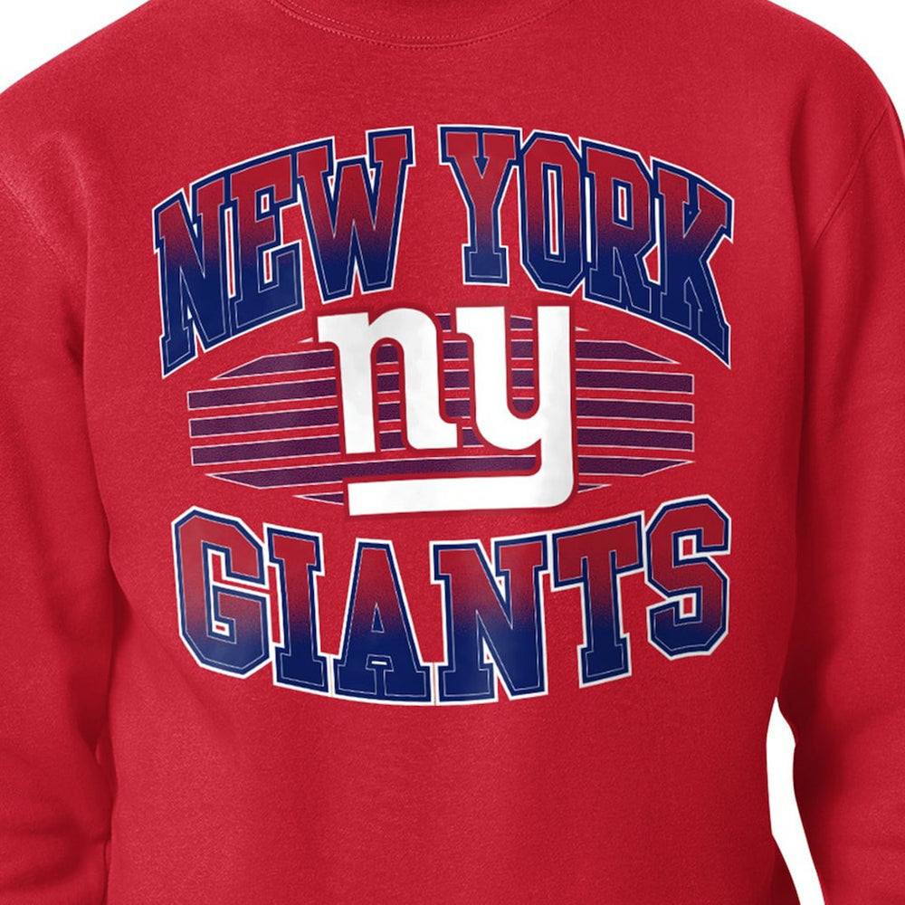 New York Giants Starter Team Grit Graphic Fleece Pullover Sweatshirt - Red for sale