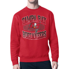 Tampa Bay Buccaneers Starter Team Grit Graphic Fleece Pullover Sweatshirt - Red sale