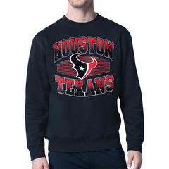 Houston Texans Starter Team Grit Graphic Fleece Pullover Sweatshirt - Navy on sale