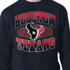 Houston Texans Starter Team Grit Graphic Fleece Pullover Sweatshirt - Navy on sale