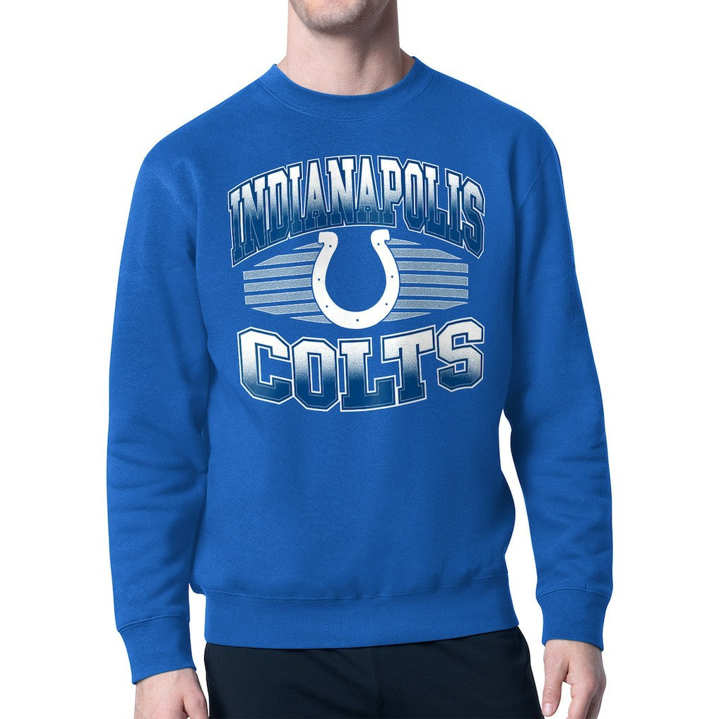 Indianapolis Colts Starter Team Grit Graphic Fleece Pullover Sweatshirt - Royal cheap