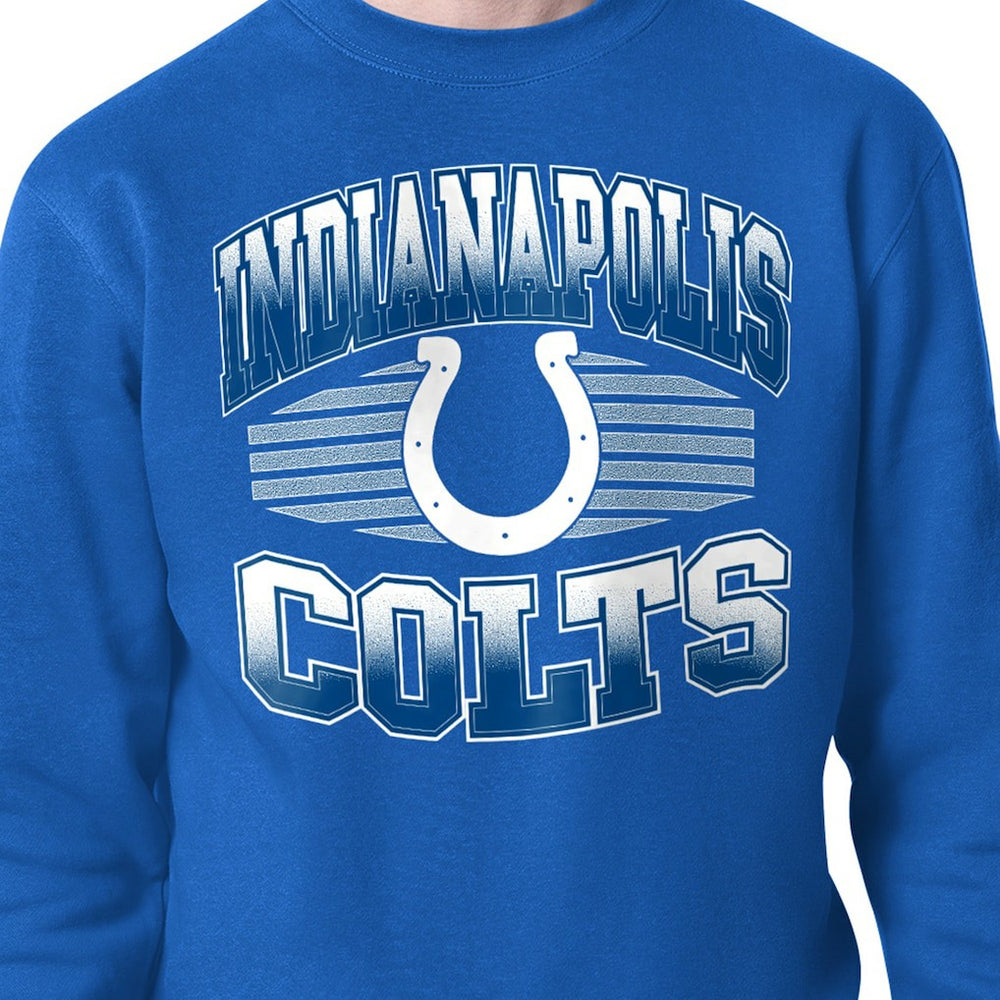 Indianapolis Colts Starter Team Grit Graphic Fleece Pullover Sweatshirt - Royal cheap