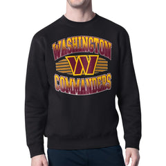 Washington Commanders Starter Team Grit Graphic Fleece Pullover Sweatshirt - Black online