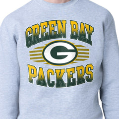 Green Bay Packers Starter Team Grit Graphic Fleece Pullover Sweatshirt - Heather Gray cheap