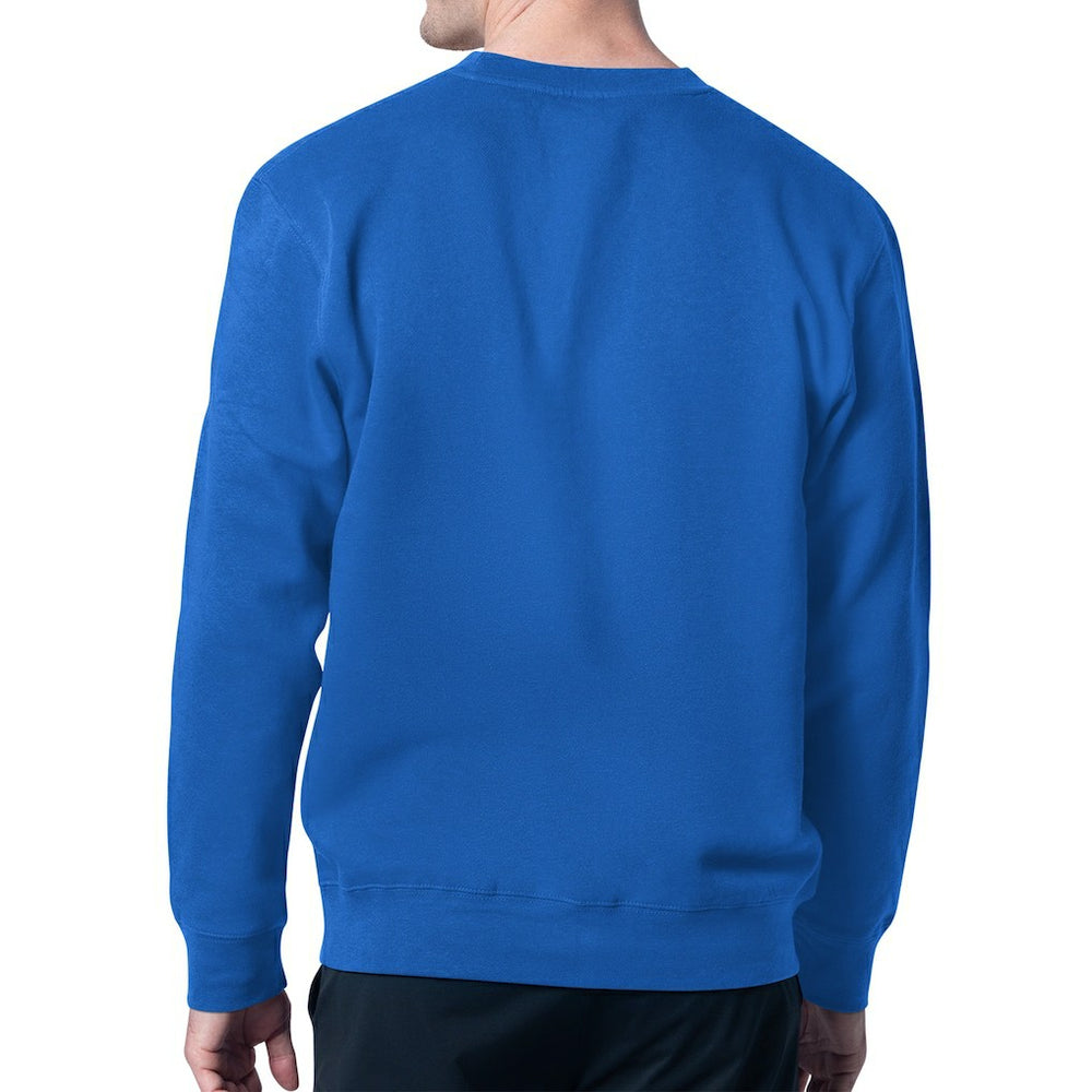 Los Angeles Chargers Starter Team Grit Graphic Fleece Pullover Sweatshirt - Royal discount
